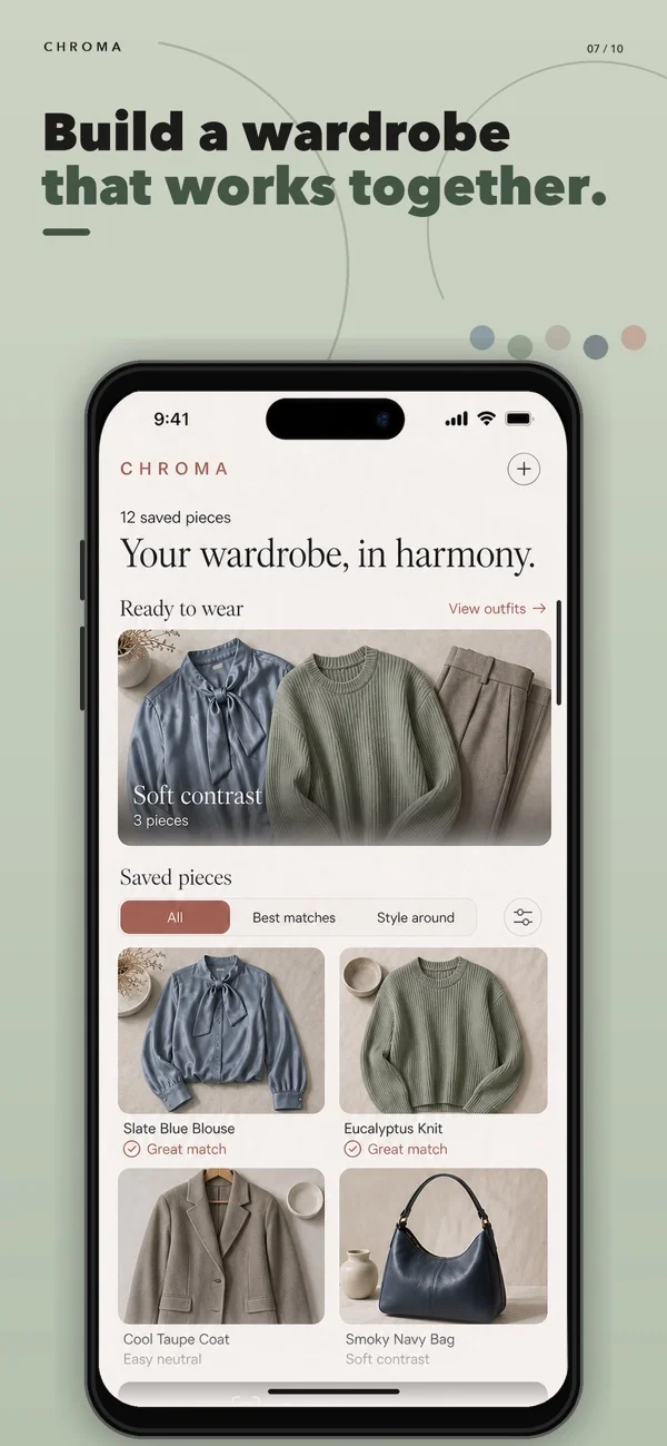 Chroma: build your wardrobe