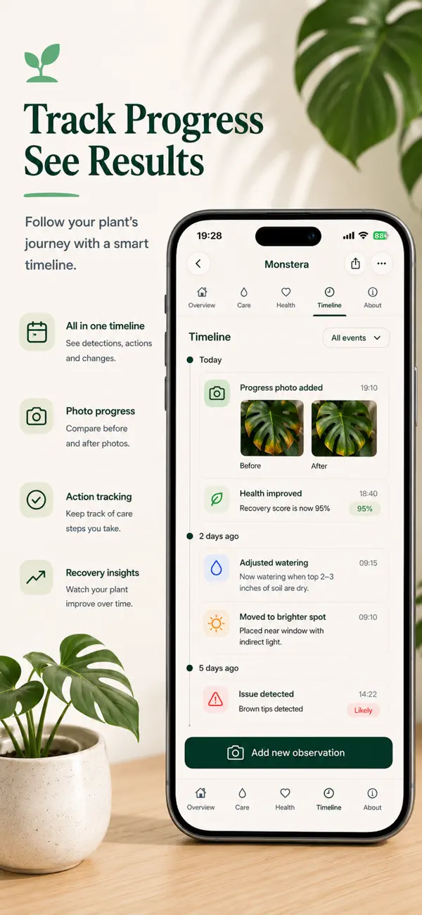 Saved plant profile in Hanami